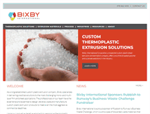 Tablet Screenshot of bixbyintl.com